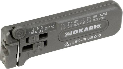 Jokari 40028 ESD-PLUS 002 ESD Drahtabisolierer Geeignet für PVC-Drähte 0.25 bis 0.80mm von Jokari