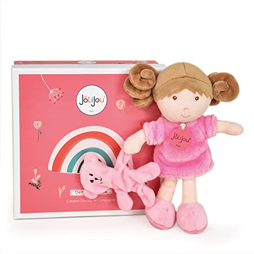 Jolijou Rosa Plüschpuppe 21 cm ab 0M+ in Geschenkbox von Jolijou