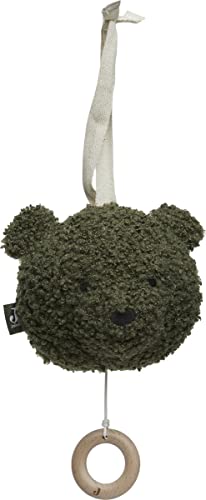 Jollein 043-001-67006 Stoff Spieluhr Teddybär grün von Jollein