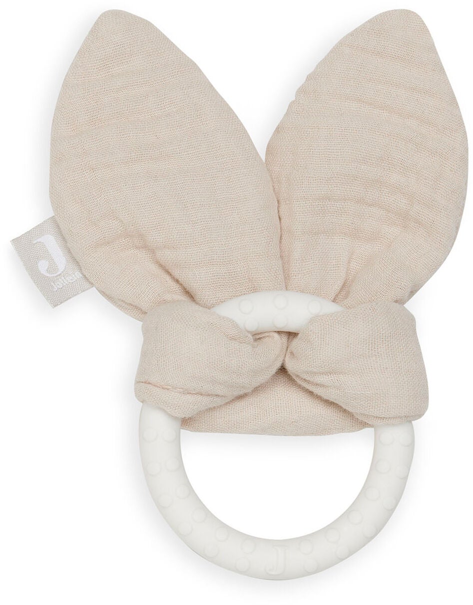 Jollein Beißringe Hase, Beige, Beißspielzeug von Jollein