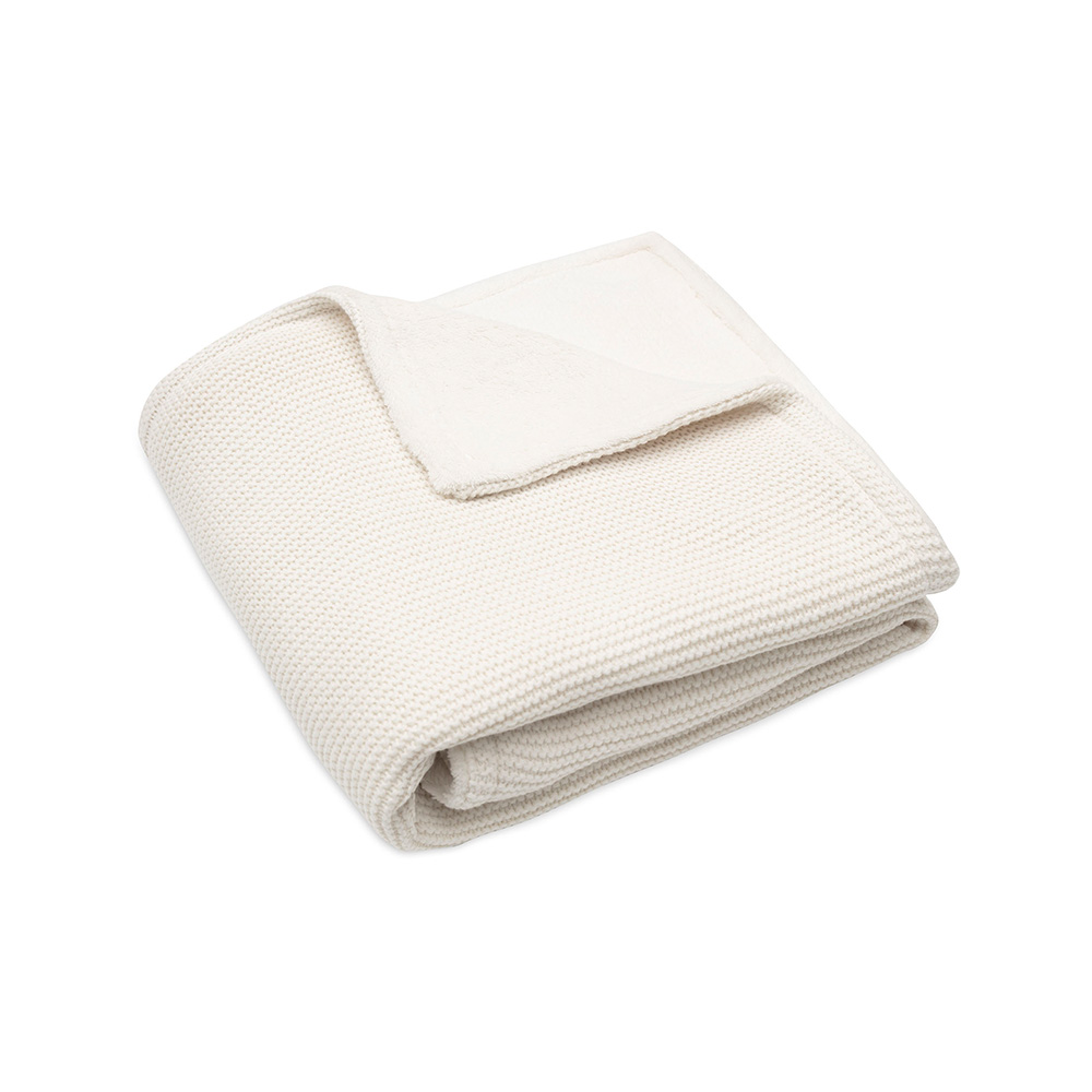 Jollein Cradle Blanket Basic Knit Fleece - 75x100 cm. von Jollein