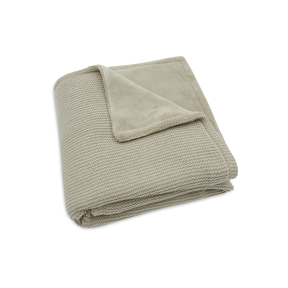 Jollein Cradle Blanket Basic Knit Fleece - 75x100 cm. von Jollein