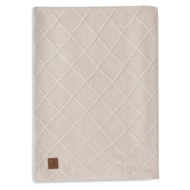 Jollein Cradle Blanket Check Knit Teddy/Fleece - 75x100 cm von Jollein