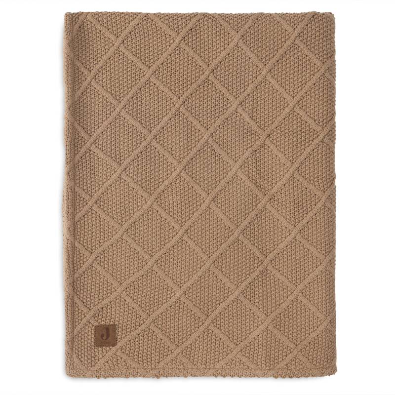 Jollein Cradle Blanket Check Knit Teddy/Fleece - 75x100 cm von Jollein