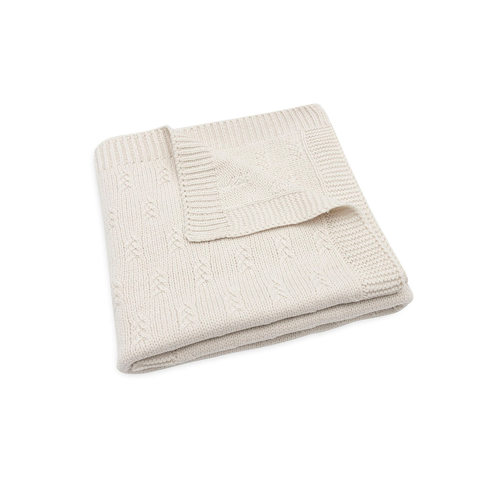 Jollein Cradle Blanket Grain Knit - 75x100 cm. von Jollein