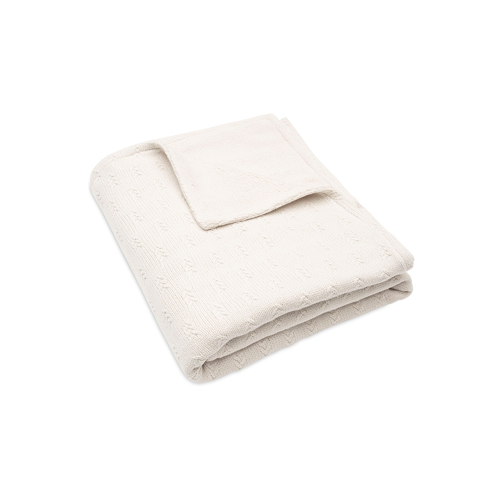 Jollein Crib Blanket Grain Knit Velvet - 100x150 cm. von Jollein