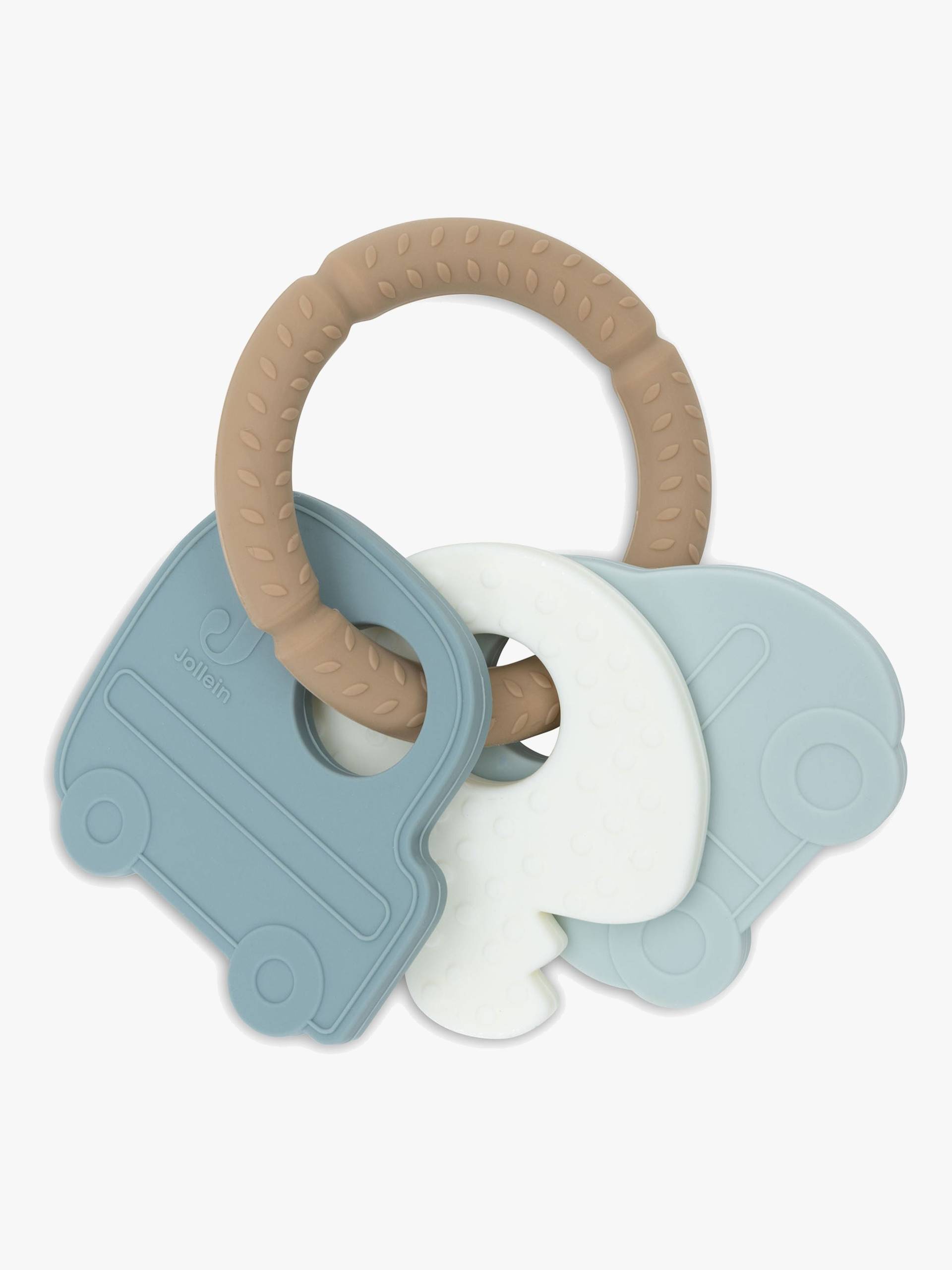 Jollein Gummi Schlüsselanhänger Beißringe, On The Go, Beißspielzeug Jollein Gummi Schlüsselanhänger Beißringe, On The Go, Beißspielzeug von Jollein