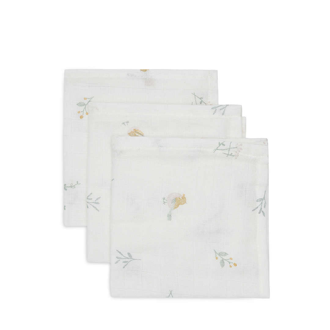 Jollein Hydrophilic Burp Cloth 3-Pack - 31x31 cm. von Jollein