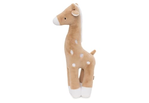 Jollein Kuscheltier XL - Giraffe, Biscuit - 100% Polyester - 52x18,5x23cm - Giraffe Plüschtier von Jollein