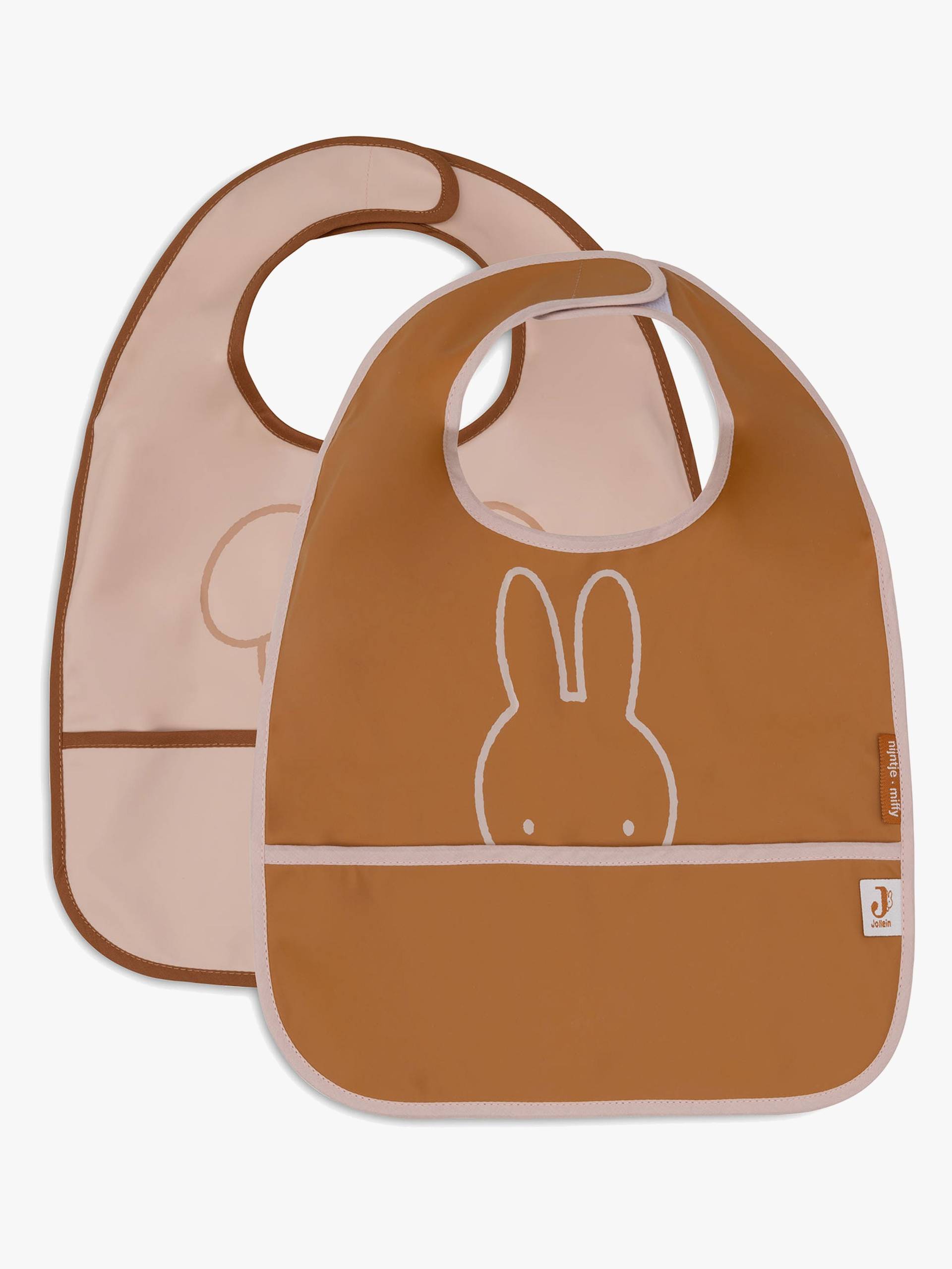 Jollein Miffy Peekaboo Lätzchen 2er-Pack, Wild Rose Jollein Miffy Peekaboo Lätzchen 2er-Pack, Wild Rose von Jollein