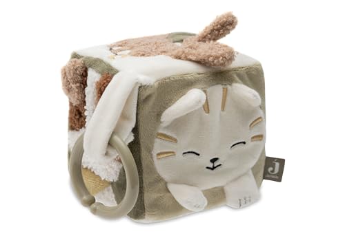 Jollein Motorikwürfel – Tiny Park – Spielwürfel Baby mit Spiegel, Knister- & Greifelementen – Baby Spielzeug – Fördert Sinne & Motorik – Activity Spielzeug – 10x10 cm Jollein Motorikwürfel – Tiny Park – Spielwürfel Baby mit Spiegel, Knister- & Greifelementen – Baby Spielzeug – Fördert Sinne & Motorik – Activity Spielzeug – 10x10 cm von Jollein