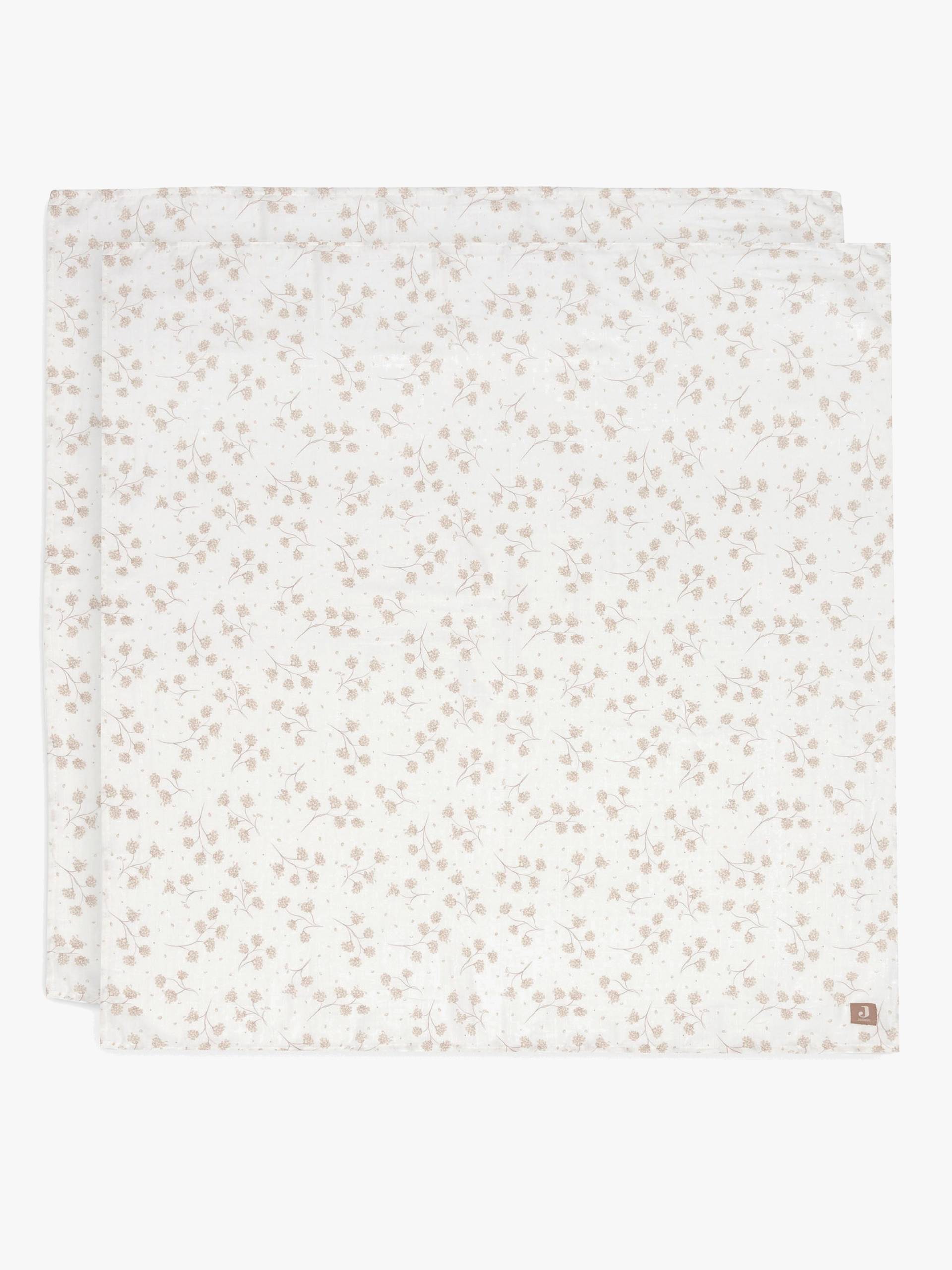 Jollein Musselintuch 115x115 cm 2er-Pack, Leafy Dreams Jollein Musselintuch 115x115 cm 2er-Pack, Leafy Dreams von Jollein