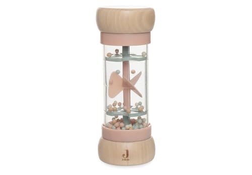 Jollein Regenmacher Baby aus Holz – Lovely Birds – Baby Spielzeug ab 0+ Monaten – Mit Fee Amy & Vogel-Motiv – Fördert Sinne & Motorik – Altrosa/Mintgrün Jollein Regenmacher Baby aus Holz – Lovely Birds – Baby Spielzeug ab 0+ Monaten – Mit Fee Amy & Vogel-Motiv – Fördert Sinne & Motorik – Altrosa/Mintgrün von Jollein