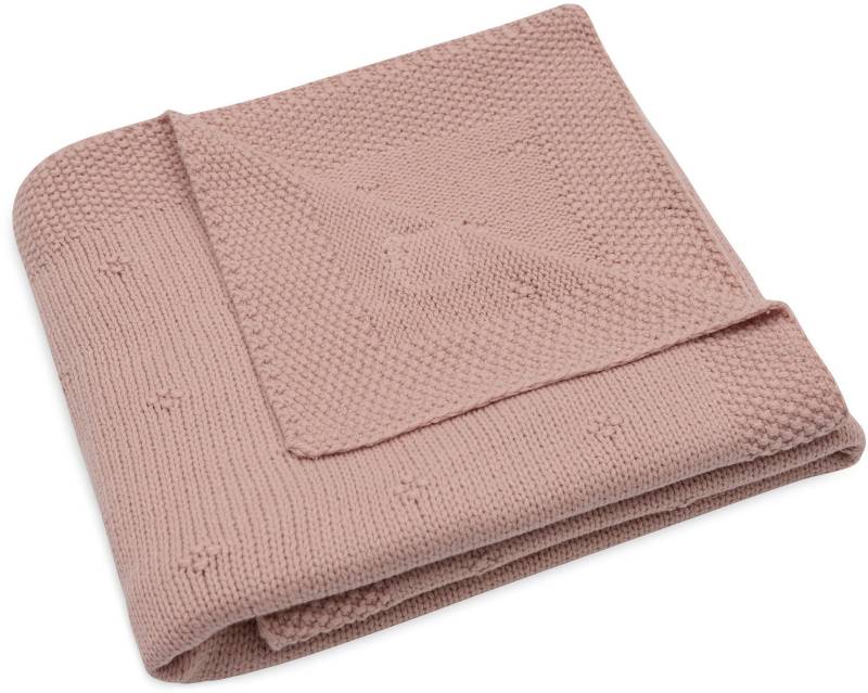 Jollein Strick-Decke Cozy, Wild Rose von Jollein