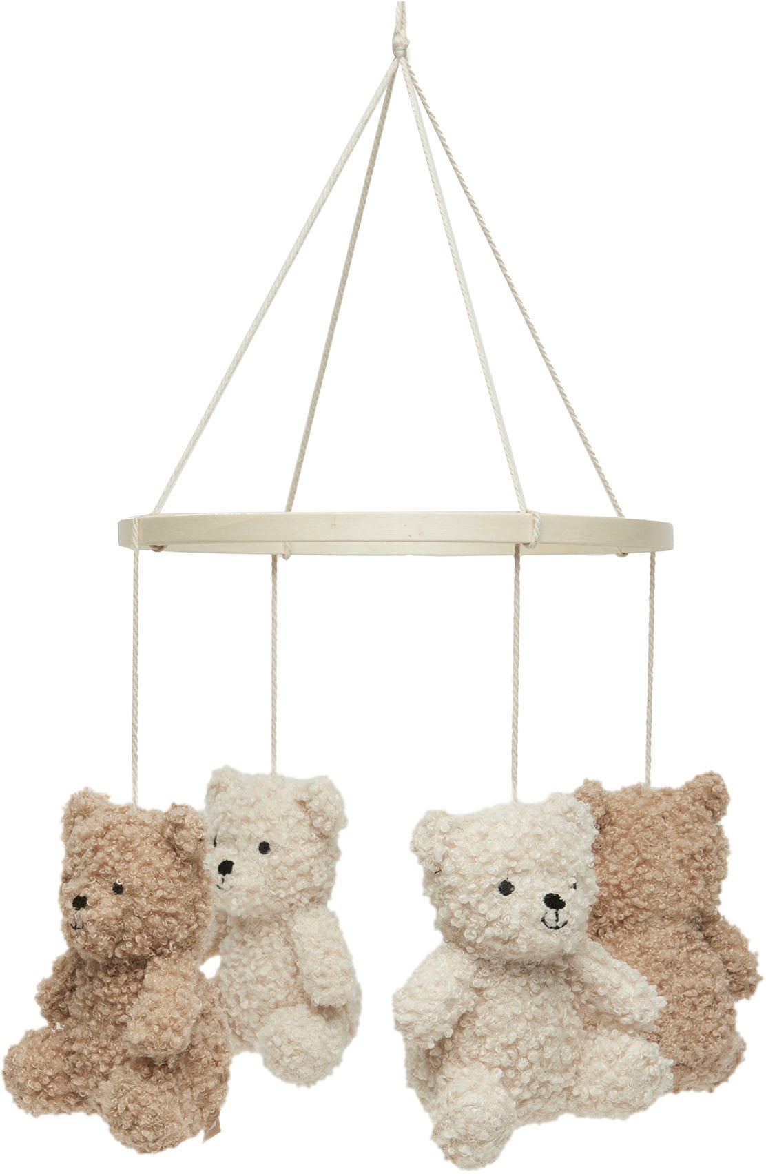 Jollein Teddy Bear Mobile, Natural/Biscuit von Jollein