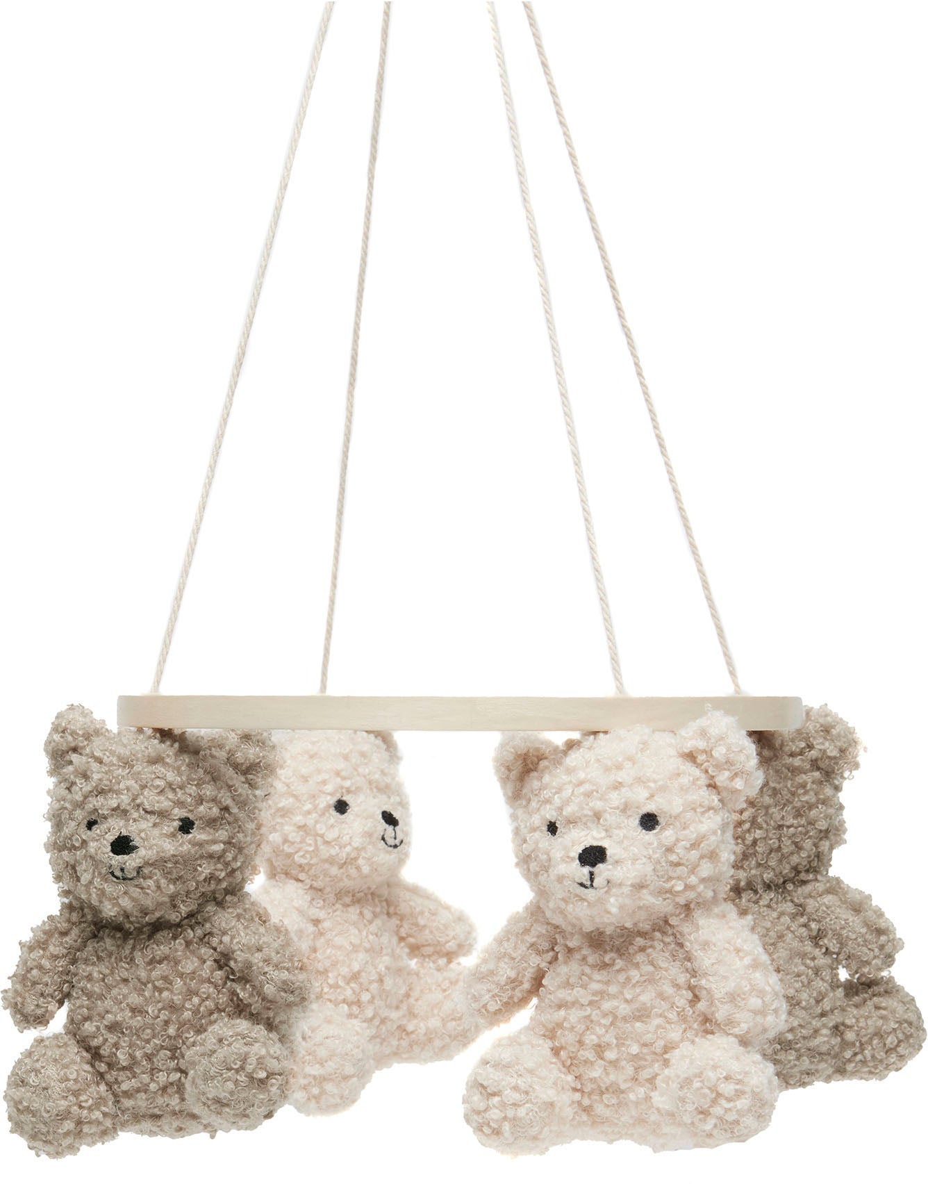 Jollein Teddy Bear Mobile, Natural/Olive Green von Jollein