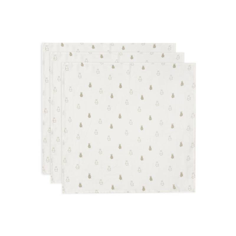 Jollein x Miffy Muslin Cloth Small 3-Pack - 70x70 cm. von Jollein