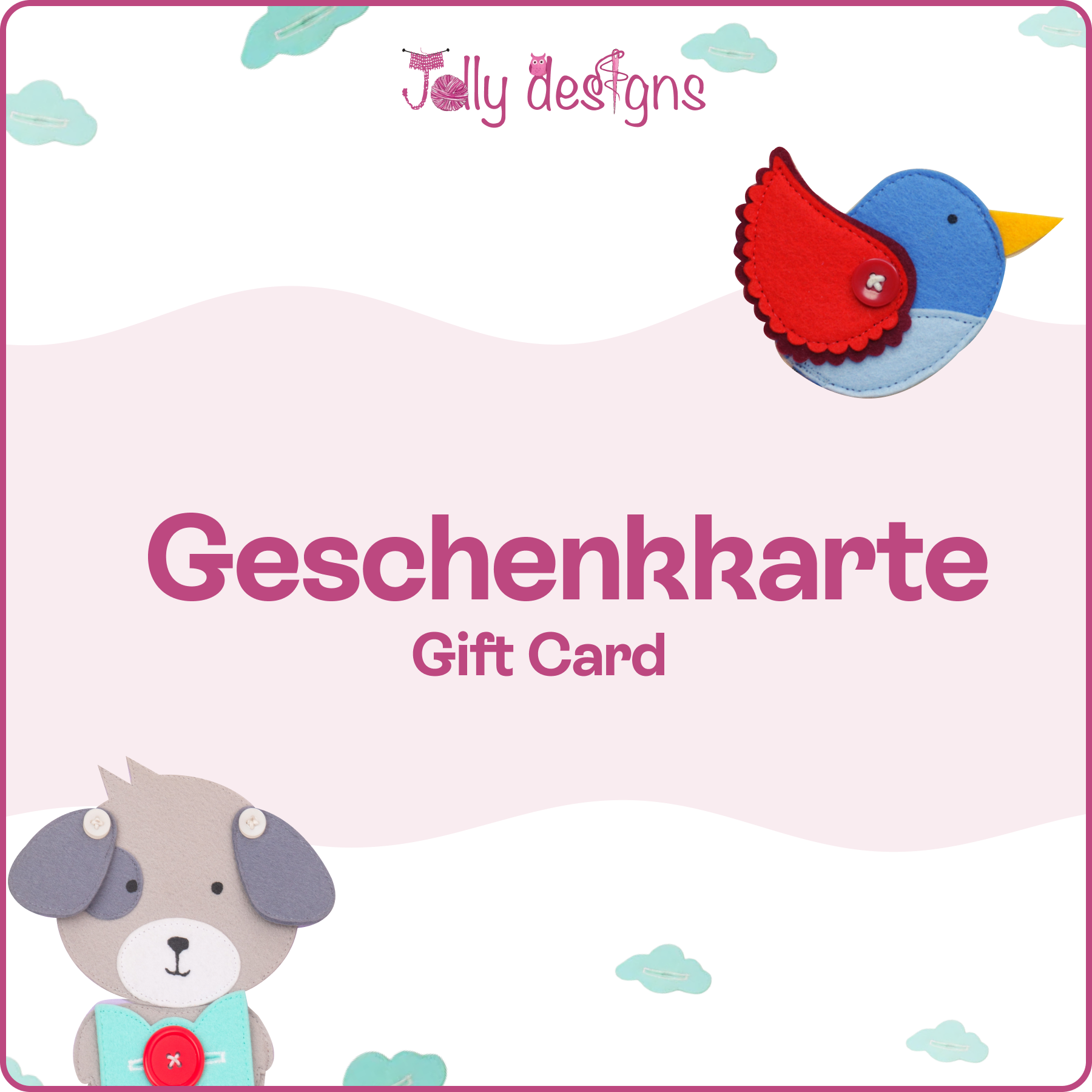 Jolly Designs Geschenkkarte von Jolly Designs