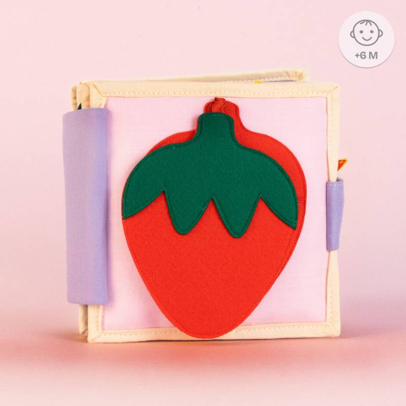 Regenbogen – 6 Seiten Mini Quiet Book von Jolly Designs