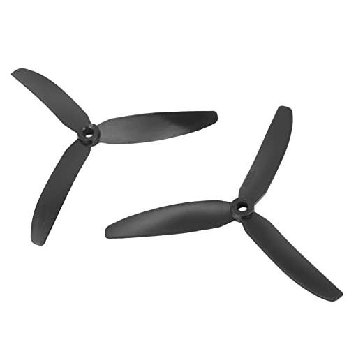 Jolsaawie 1 Paar 5030 3-Blaetter Direktantrieb Propeller Stuetze CW/CCW Fuer RC Flugzeug Fluggeraet (schwarz) von Jolsaawie