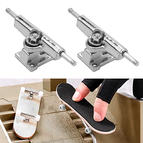 Jolsaawie 10 StüCke 29 Mm Fingerboard Trucks Finger Skateboard Deck mit Muttern mit SchraubenschlüSsel Schraubendreher für Finger Skateboards von Jolsaawie