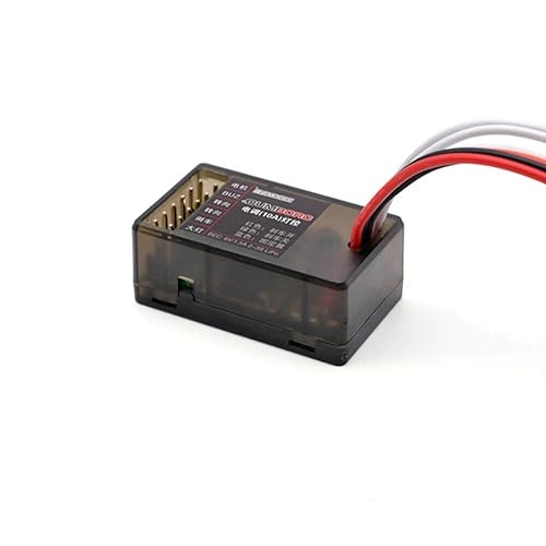 Jolsaawie 10A Gebürsteter ESC 2S 3S 12V Dual-Way-Geschwindigkeitsregler Brems-LED-Steuerung für RC-Fahrzeug-Auto-Boot-Tank- von Jolsaawie