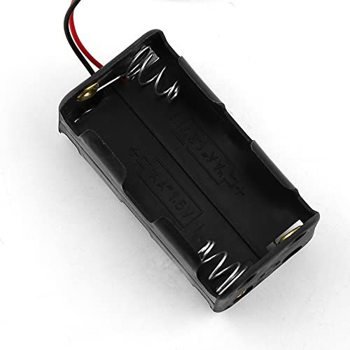 Jolsaawie 4 Packungen 6V 4XAA Batterie BehäLterkoffer Halten Packungen Kasten JST Plug Receiver für Redcat 1/8 1/10 RC Nitro Power Auto Lastwagen von Jolsaawie