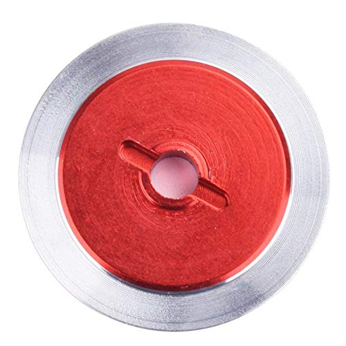 Jolsaawie 4 Stuecke Aluminium Legierung Bremse Scheibe Felge Box Metall Hex Adapter 12 MM für RC 1/10 Auto Fly Fish 94123 94122 D4, Rot von Jolsaawie