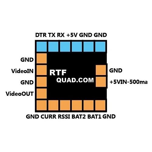 Jolsaawie FPV MinimOsd Mini OSD On-Screen-Display mit KV Team MOD für CC3D Naze32 F3 F4 Flight Controller von Jolsaawie