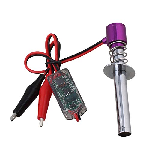 Jolsaawie GlüHkerzen Igniter Upgraded 6V -24V Elektronisch für Nitro RC Auto Lila von Jolsaawie