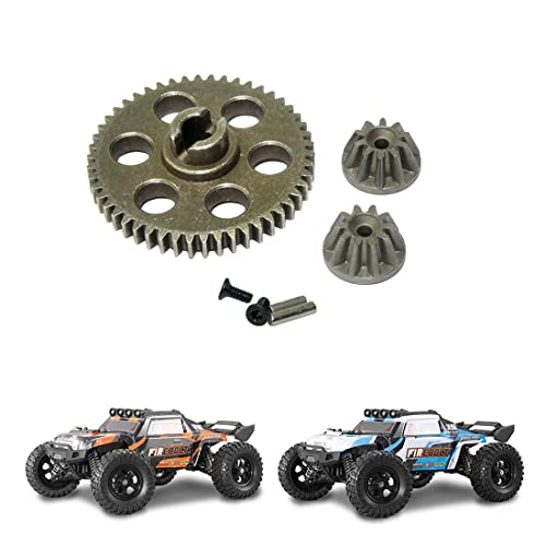 Jolsaawie Metallstirnrad und Antriebsrad für HBX 901 901A 903 903A 905 905A 1/12 RC Car Upgrades Teile Ersatzteile ZubehöR von Jolsaawie