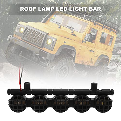 Jolsaawie RC Auto Dach Lampe LED Licht Leiste für MN D90 D99S MN98 MN99S MN-90 1/12 RC Auto Upgrade Teile von Jolsaawie