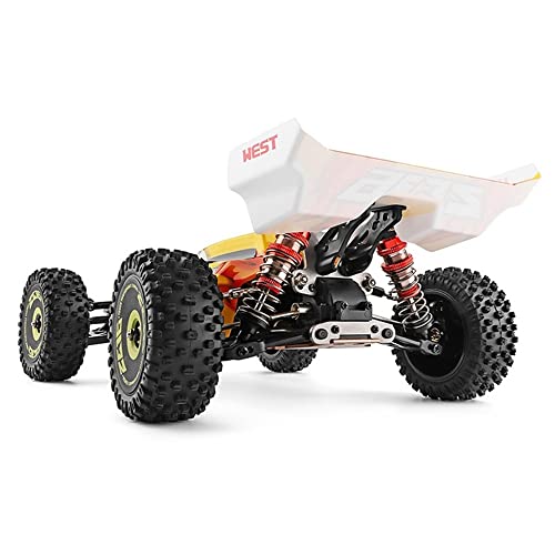 Jolsaawie RC Auto Karosserie HüLle Tail FlüGel und Rad Reifen Set für 144001 144010 1/14 RC Auto Upgrade Teile ZubehöR Teile Satz von Jolsaawie