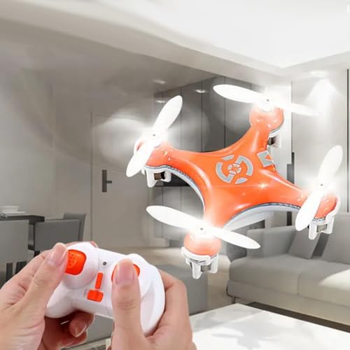 Jolsaawie RC Quadcopter Cx10 Mini-Fernbedienungsdrohne 2,4 G 4 CH mit Elektronischem LED-Hubschrauber, Elektrisches Flugzeugspielzeug für Kinder-A von Jolsaawie