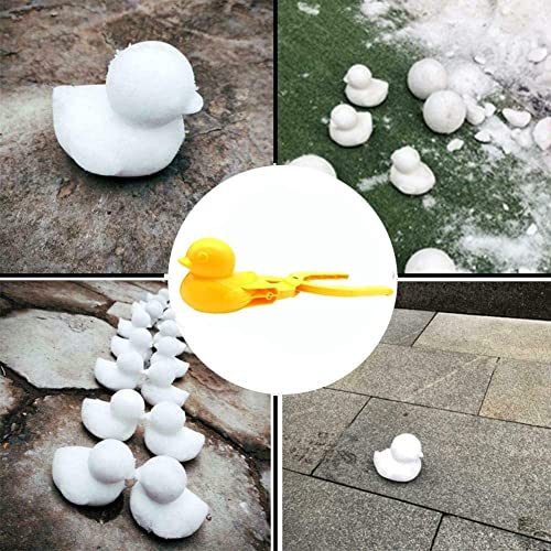 Jolsaawie Schneespielzeug Satz 5 Stücke Snowball Macher Werkzeug Schneespielzeug Kinder Winter Draussen Spielzeug Schneeball Clip Schneespiele für Kinder und Erwachsene von Jolsaawie