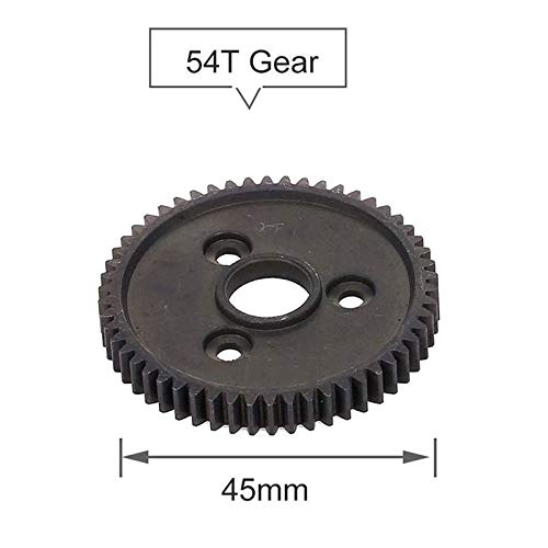 Jolsaawie Stirn Rad Aus Gehärtetem Stahl 54T 32P 3956 für Rc 1/10 Slash Stampede Vxl E- T- von Jolsaawie