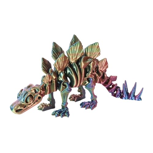 Jomewory 3D-gedrucktes Dinosaurier-Spielzeug, 3D-Dinosaurier-Zappelspielzeug | Dinosaurier-Skelett-Modell - Einzigartige Scharnierverbindungssimulation Tierskelett Sinnesspielzeug für Erwachsene, von Jomewory