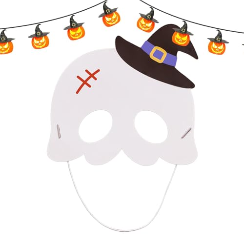 Jomewory Cartoon-Gesichtsbedeckung, lustiges Halloween-Kostüm, Halloween Gesichtsschutz, Kreative Partygeschenke, tragbarer Gesichtsschutz für Cosplay, Party, Tanz von Jomewory