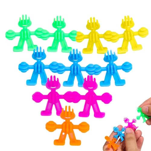 Jomewory Figuren Bausteine,Bausteine ​​für Kinder, Interaktives Actionfiguren-Bauset, Bausteine ​​für Kleinkinder, Lustiges Baustein-Set, pädagogisches Puzzle-Spielzeug für den Kindergarten zu Hause von Jomewory