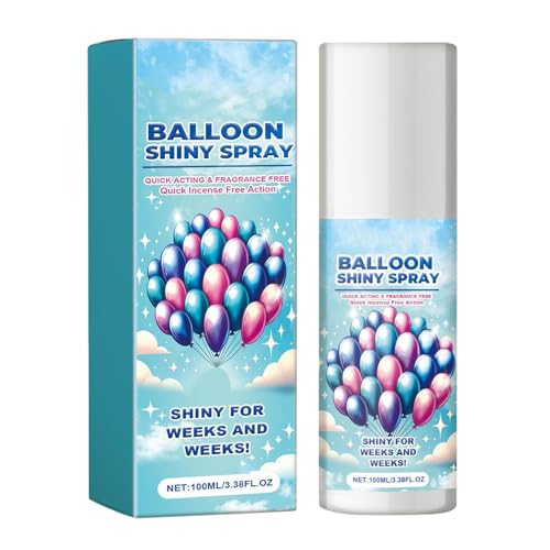 Jomewory Hochglänzendes Ballonspray,Spray für glänzende Luftballons | Ballon-Glühspray | Ballon-Glühspray, verbessert die Partydekoration, Luftballons für die Partydekoration, einfache Anwendung von Jomewory