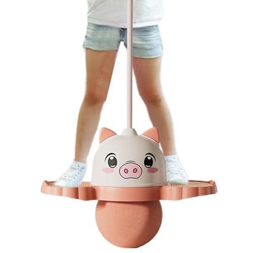 Jomewory Hochsprungspielzeug, hüpfende Bälle für Kinder,Creative Boys Jumper Pedal Ball - Cartoon Tierform Design, Kinderverbesserte Gleichgewichtsspielzeug für Anfänger, Mädchen, Kinder von Jomewory