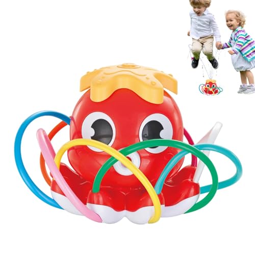 Jomewory Oktopus-Wassersprinkler für Kinder, Sommerspielzeug für draußen, Hinterhofspiele - Kreative Wasserspielsprinkler,Sommerspaß im Freien, glattes, sicheres Design-Spielzeug für Kinder und von Jomewory