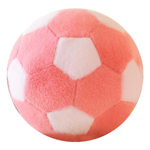 Jomewory Plüsch Fußball für Kinder, Gefülltes Plüsch Fußball Puppenspielzeug, Dekoration Werkzeug aus Plüsch für Wohnzimmer, Schlafzimmer, Kinderzimmer, Spielzimmer - 18cm von Jomewory