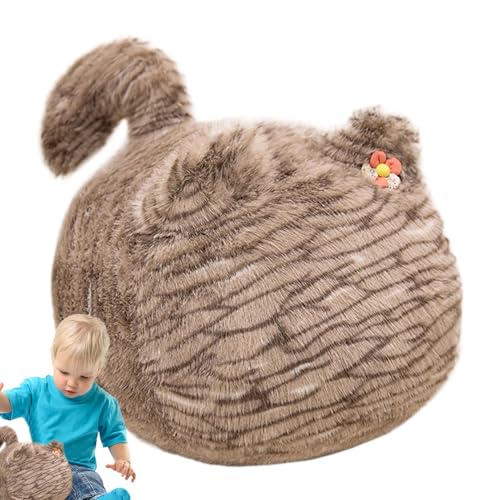 Jomewory Plüschtiere,Stofftier-Plüschtier,Lustige Kuscheltierpuppe Kinder Kuscheltiere - Gefüllte Plüschpuppe, Bezauberndes Tierdekor-Kissen für Wohnzimmer, Schlafzimmer, Auto von Jomewory