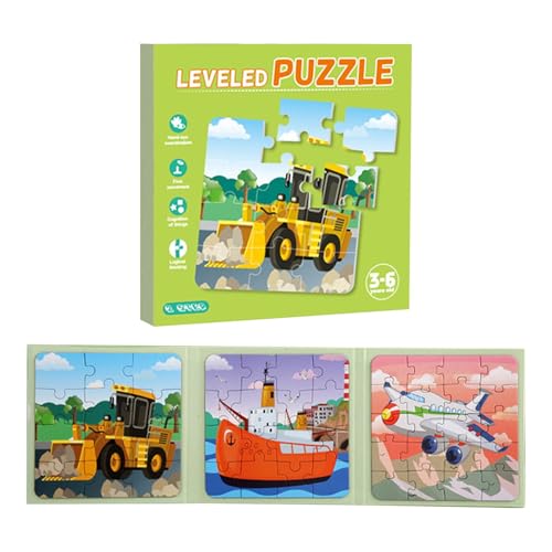 Jomewory Reisepuzzle, Magnetpuzzle | Pädagogische Lernpuzzles Spielzeug | Aktivitäten für Flugzeug-Auto-Roadtrips, Puzzle-Spielzeug, Lernaktivitäten im Vorschulalter für Kinder von Jomewory