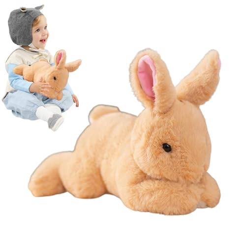 Stofftiere für Mädchen, Hasen ausgestopftes Tier,Entzückende Hasenpuppe - Weiche Kissen, Urlaub Home Dekoration Kinder Huggable Toy für Sofa Bett Couch von Jomewory