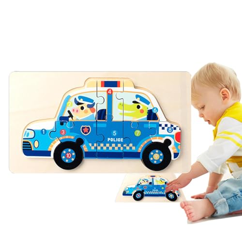 Baggerholzrätsel, Feuerwehrauto -Rätsel, Pädagogische Feuerwehrlastwagen Rätsel, Kinder Hirnteaser, niedliche Kreuzfahrtschiff -Spielzeug für Zuhause, Kindergarten, Kindergarten von Jongyumo