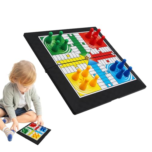 Fliegendes Schachspiel,Fliegendes Brettspiel, Faltbares Flugspielset, Lernbrettspiel, fliegendes Schach, tragbares Familienspiel für Erwachsene und Kinder von Jongyumo