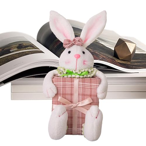 Jongyumo Osterhase Ornament, Osterhase Plüschfiguren | Kinderbox Kaninchenpuppen Ornamente - Kinderpuppenverzierung Hasenpuppen Statue Osterndekoration von Jongyumo