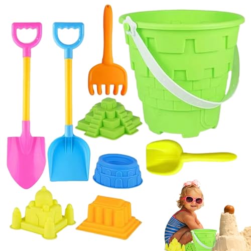 Jongyumo Strandspielzeug-Set,Sandspielzeug-Set | Strandspielzeug für Kleinkinder,9 Stück Strandsandspielzeug für Kinder, Strandsandwerkzeuge, Sommer-Outdoor-Spielzeug, Sandformen für Kleinkinder von Jongyumo